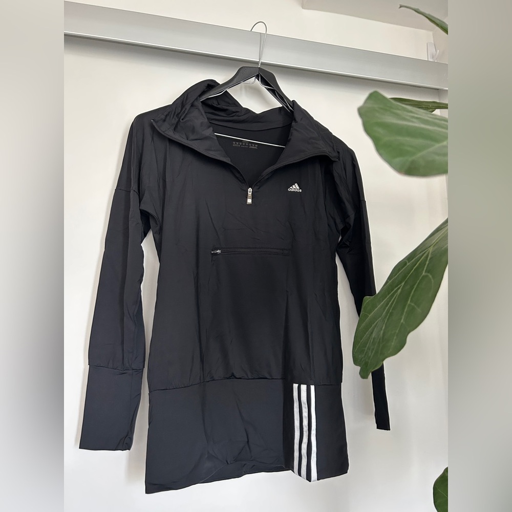 Adidas Black Quarter-Zip Pullover
